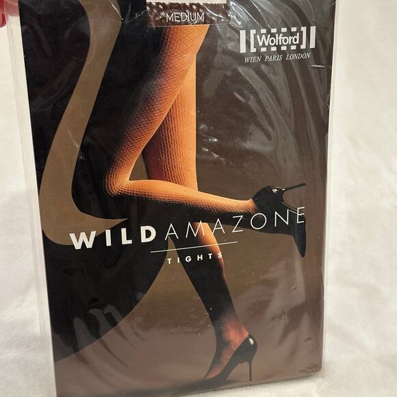Wolford Accessories - NEW Wolford Wild Amazone Tights sz Medium Brown
